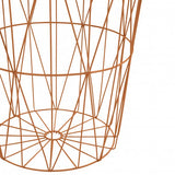 Beistelltisch 40 x 46 cm in Weiß / Kupfer / Schwarz auswählbar