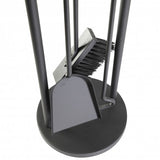 Kaminbesteck 3-teilig schwarz