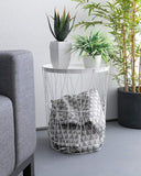 Beistelltisch 40 x 46 cm in Weiß / Kupfer / Schwarz auswählbar