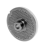 Fleischwolfscheibensatz mit Nabe 2 mm + 6 mm Bohrung kompatibel mit allen gängigen Fleischwolf Marken Größe 22