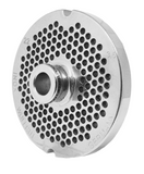 WOLFCUT - Fleischwolfscheiben o. Messer mit Nabe und 2 Nuten kompatibel mit allen gängigen Fleischwolf Marken Größe 22