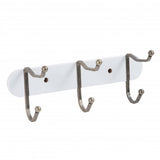 Wandgarderobe, MDF, Weiß, ca. 29 x 11,3 x 10,7 cm