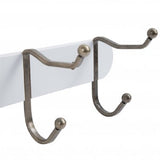 Wandgarderobe, MDF, Weiß, ca. 29 x 11,3 x 10,7 cm