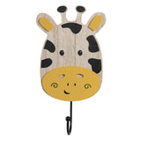 Wandhaken Giraffe 1 Haken 11x4x24 cm aus Holz