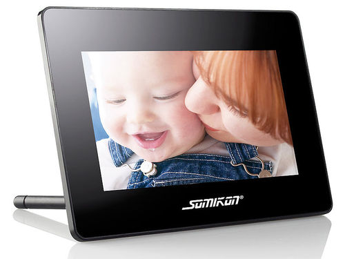 7 Zoll Digitaler Bilderrahmen 1080P - Smart Foto Frame Mit Uhr & Kalender