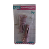 Zitronenpresse und Ausgießer 2 Stück in 4 Farben - Discountmaxx