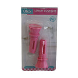Zitronenpresse und Ausgießer 2 Stück in 4 Farben - Discountmaxx