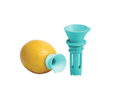 Zitronenpresse und Ausgießer 2 Stück in 4 Farben - Discountmaxx