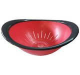 Zweifarbige Salatseiher, Sieb 2500 ml in 3 Farben - Discountmaxx