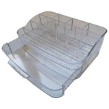 Kosmetik, Make-Up Organizer aus transparentem Kunststoff, 21,5 x14,5 x 7 cm - Discountmaxx