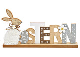 Oster-Deko-Set 3-teilig – Holz-Hasen & Ostereier zum Hängen