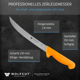 WOLFCUT Gold Serie - Metzgermesser-Set 2-tlg. - Zerlegemesser 21 cm Klinge