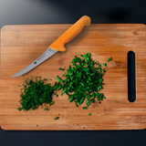 WOLFCUT Gold Serie - Metzgermesser-Set 2-tlg. - Ausbeinmesser gebogene flex Klinge 15 cm