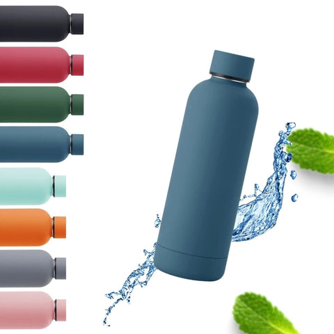 Trinkflasche aus Edelstahl in verschiedenen Farben 0,5 L