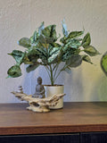 Kunstpflanze Kolbenfaden (Aglaonema) 40 cm im Topf