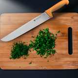 WOLFCUT Gold Serie - Metzgermesser-Set 2-tlg. - Bolckmesser 30 cm, Hackmesser LM 22,5 cm Klinge