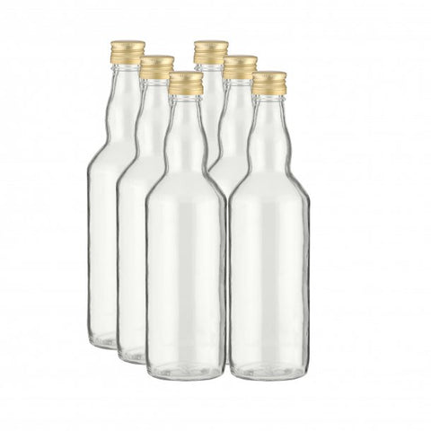 Glasflaschen 6er-Set ca. 500 ml