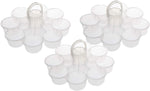Muffin-Transportbox rund in Mint– Platz für 24 Muffins oder Cupcakes