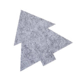 Filzuntersetzer 6er-Set Tannenbaum mit Schleife