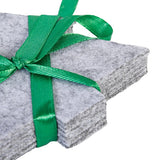 Filzuntersetzer 6er-Set Tannenbaum mit Schleife