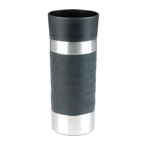 Reisebecher ca. 360 ml in schwarz