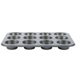 2er-Set Muffinform für 12 Stück in grau