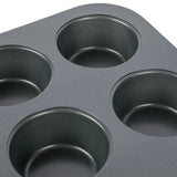 2er-Set Muffinform für 12 Stück in grau