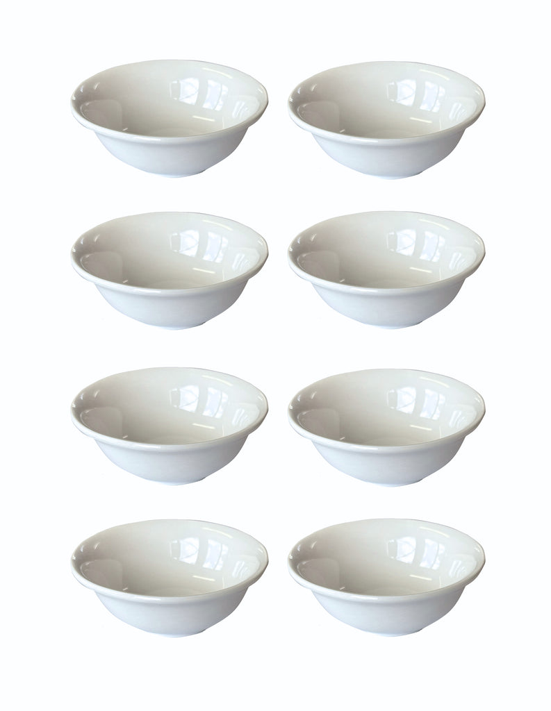 Servierschälchen im 8er-Set in weiß – Homeflixx