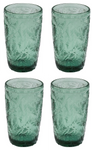 Trinkglas Ray ca. 300 ml grün 4er-Set