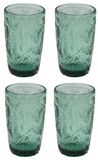 Trinkglas Ray ca. 300 ml grün 4er-Set