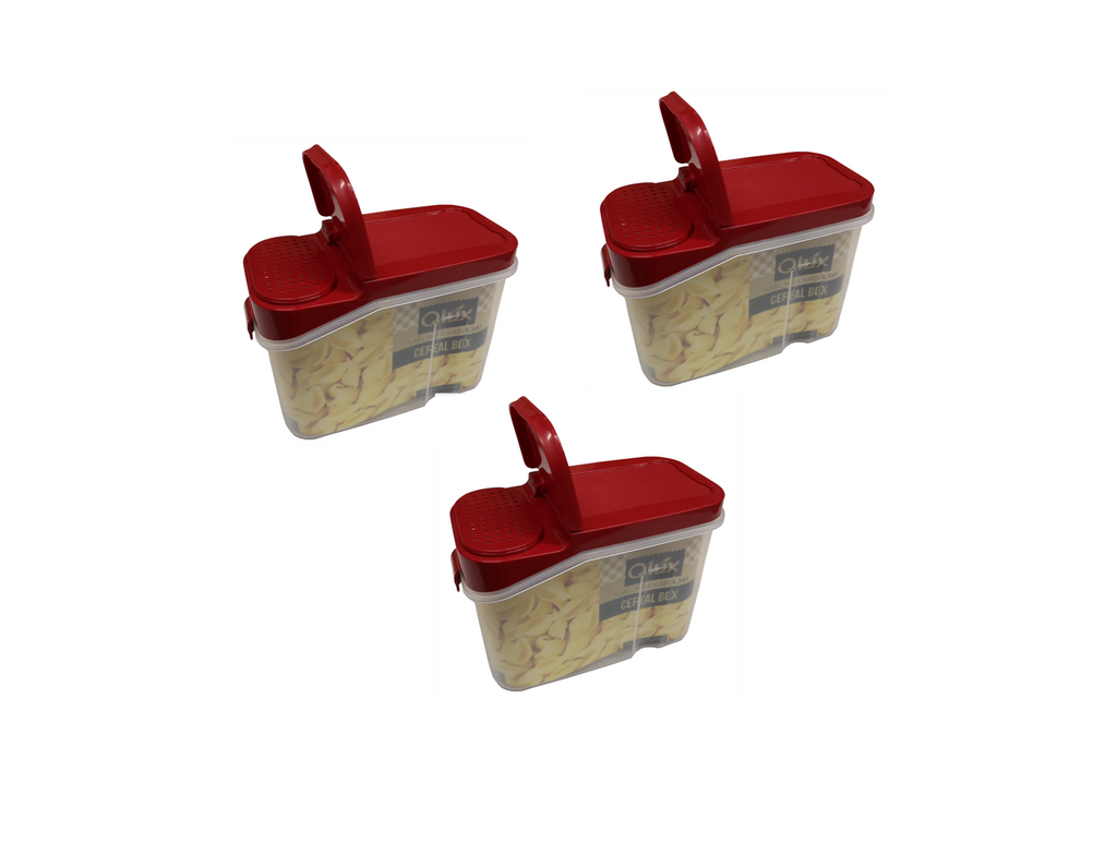 3 Stk. Vorratsboxen 2600 ml in vers. Farben – Homeflixx