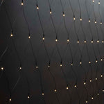 Dekorative Lichternetz warmweiß 320 LED's 3 m x 1.5 m Innen- und Außen