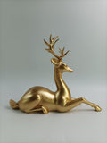Eleganter goldener Flaschenhalter in Hirschform