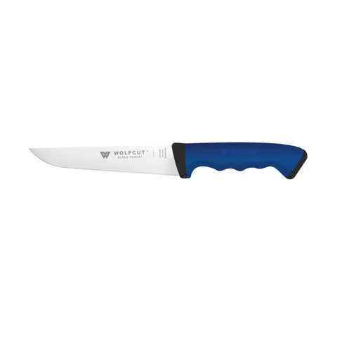 WOLFCUT SoftGrip BLUE-Serie - Fleischermesser 19 cm Klinge