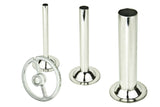 WOLFCUT - Wurstfülltrichter 3er-Set + Führungsscheibe kompatibel mit allen gängigen Fleischwolf Marken Größe 7 INOX