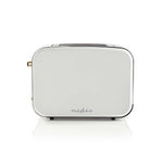 Toaster - 2 breite Öffnungen - Soft-Touch - 6 verschiedenen Stufen