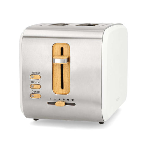 Toaster - 2 breite Öffnungen - Soft-Touch - 6 verschiedenen Stufen