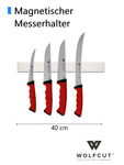 WOLFCUT magnetischer Messerhalter – 40 cm aus Edelstahl