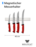 WOLFCUT magnetischer Messerhalter – 40 cm aus Edelstahl