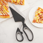 Multifunktionale Pizzaschere aus Edelstahl mit Komfort-Griff