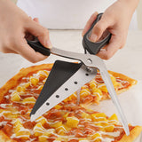 Multifunktionale Pizzaschere aus Edelstahl mit Komfort-Griff