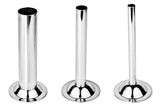 WOLFCUT - Wurstfülltrichter 3er-Set + Führungsscheibe kompatibel mit allen gängigen Fleischwolf Marken Größe 22 INOX