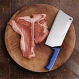 WOLFCUT SoftGrip BLUE-Serie - Hackmesser 24 cm Klinge