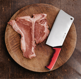 WOLFCUT SoftGrip RED-Serie - Hackmesser 24 cm Klinge