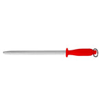 WOLFCUT SoftGrip Serie - Metzgermesser-Set 4-tlg. - Ausbeinmesser 15 cm, Stechmesser 17 cm, Fleischermesser 19 cm, Wetzstahl oval