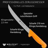 WOLFCUT Gold Serie - Zerlegemesser 21 cm Klinge