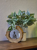 Kunstpflanze Kolbenfaden (Aglaonema) 40 cm im Topf