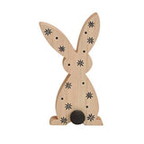 Hasen-Aufsteller Set 3-teilig – Holz-Deko für Ostern & Frühling