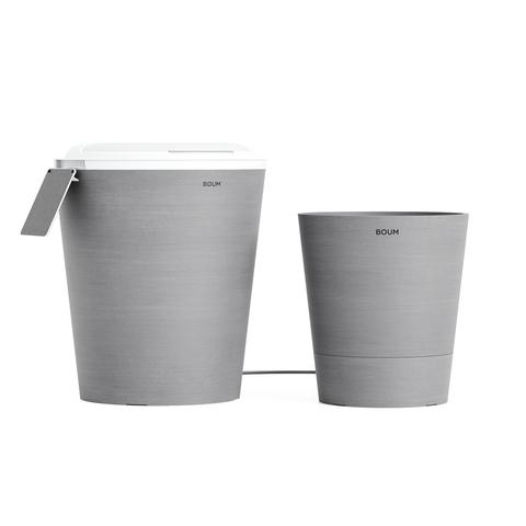 Boum 2 Starter Set: 35L Wassertank + Steuerung + Pflanztopf 15L grau
