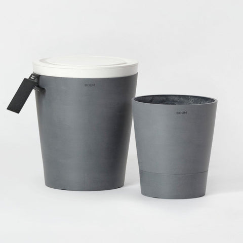 Boum 3 Starter Set: 35L Wassertank + Steuerung + Pflanztopf 15L Pro grau